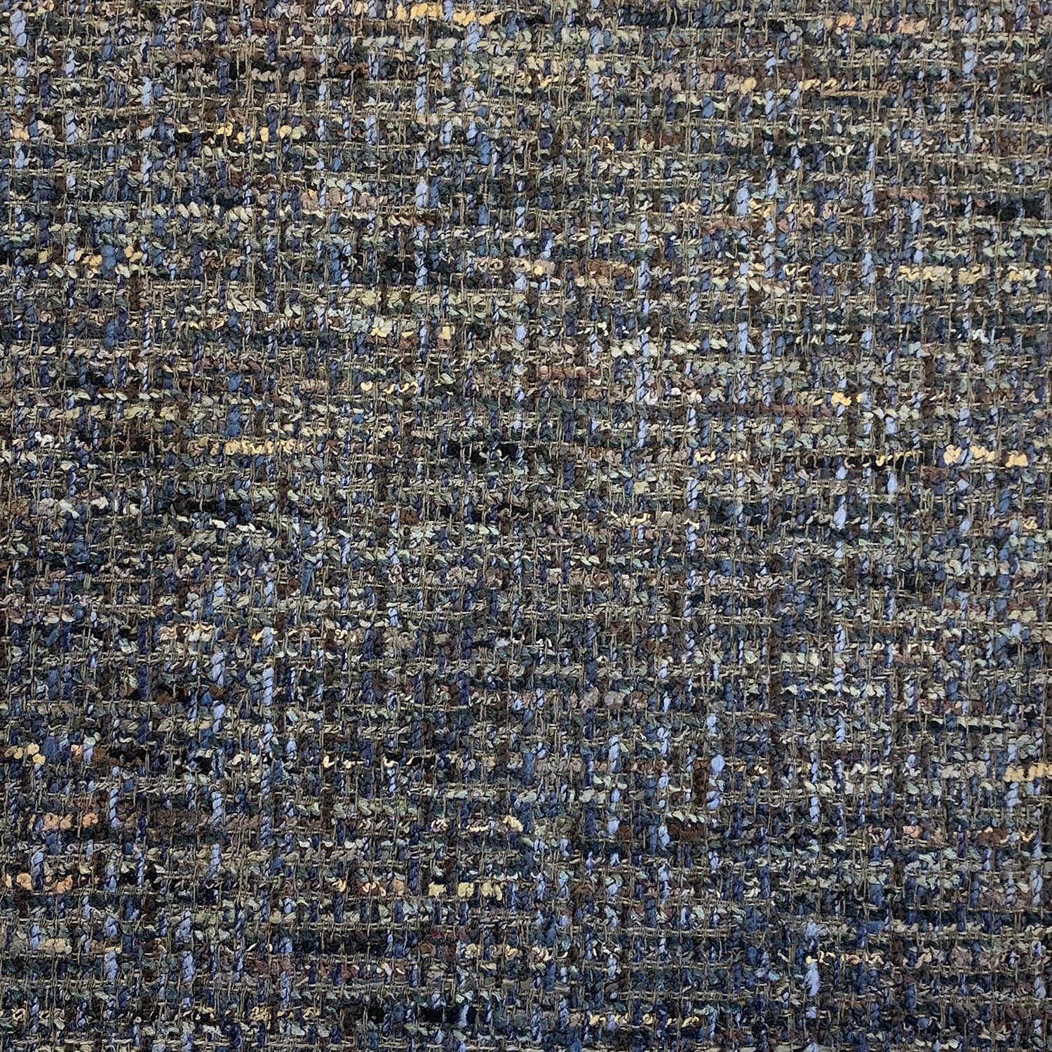 Blue tweed hot sale upholstery fabric